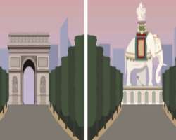 Before making the Arc De Triomphe, there was a plan to make a giant elephant-shaped building.